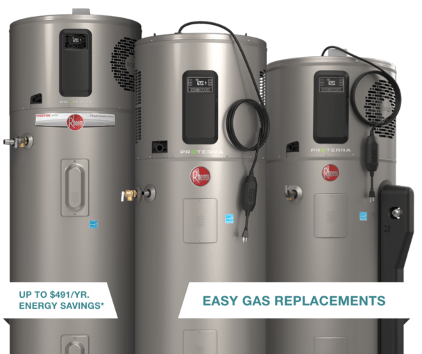 Rheem Proterra water heaters in Edmonton, AB