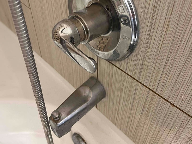 Modern Shower Faucet with Chrome Finish in Edmonton, AB