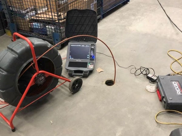 Video Inspection Line for Plumbing System in Edmonton, AB
