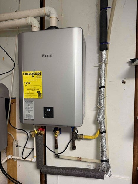 Rinnai Tankless Water Heater in Edmonton, AB
